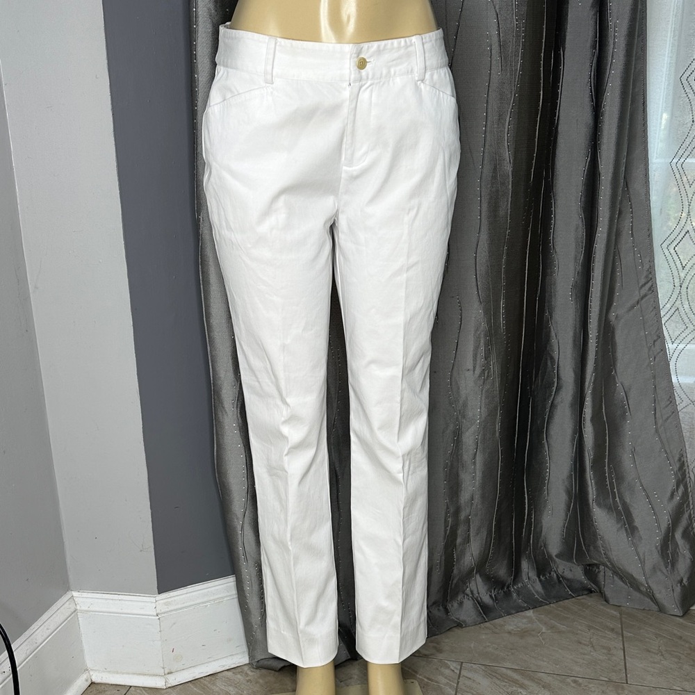 Ralph Lauren Women’s Classic White Trousers Sz 6